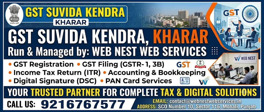 GST Suvida Centre in Kharar, Mohali – Your Trusted Partner for GST and Business Services